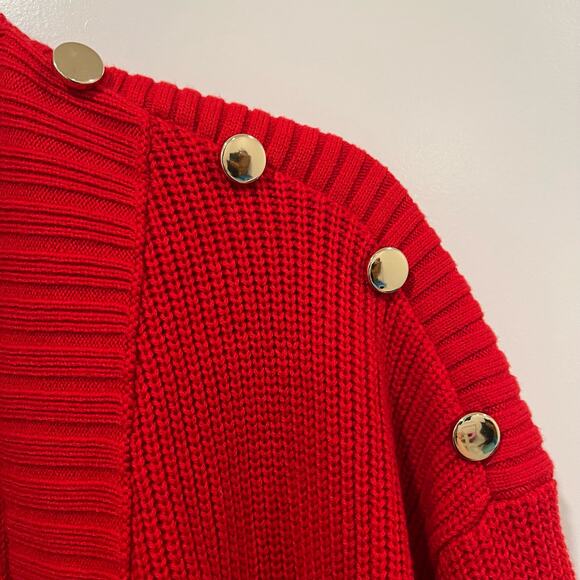 NWOT Charter Club Core Fashion Women's Cardigan Red ice XXL Plus MSRP $79 - Picture 3 of 7